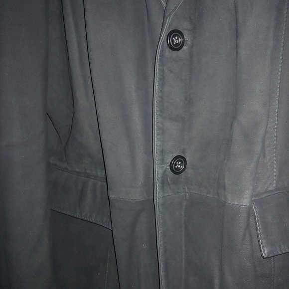 Claiborne Handmade Soft Lambskin Suede Blazer 42 Blazer - Picture 7 of 13